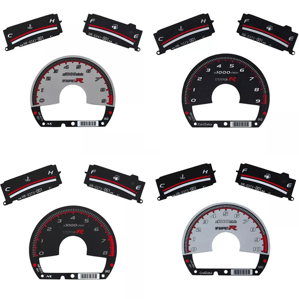 

Gauge Face for Honda Civic FA5 FG2 FA1 FD1 Type-R Style 8000rpm 9000rpm 10000rpm