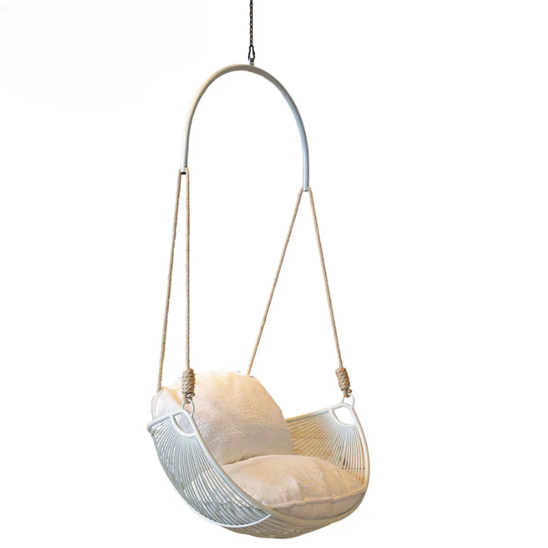 Indoor Balcony Leisure Lazy Cradle Chair Hanging Simple Swing Chair