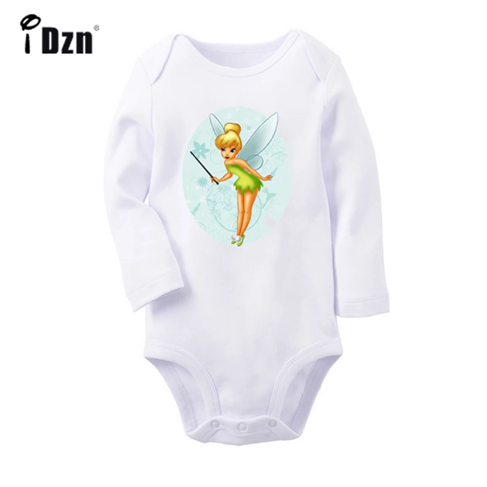 

iDzn NEW Magic Little Elf Cute Baby Rompers Baby Boys Girls Fun Print Bodysuit Infant Long Sleeves Jumpsuit Kids Soft Clothes