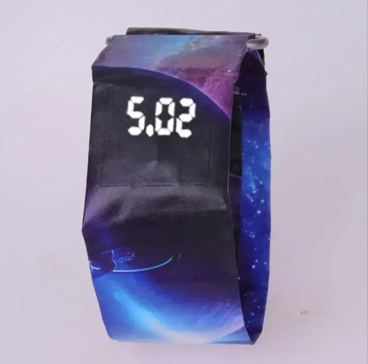 Fashion Creative Paper Led Watches Men Watches Waterproof Electronic Wristwatches Men Digital Watches Reloj Hombre Montre Femme