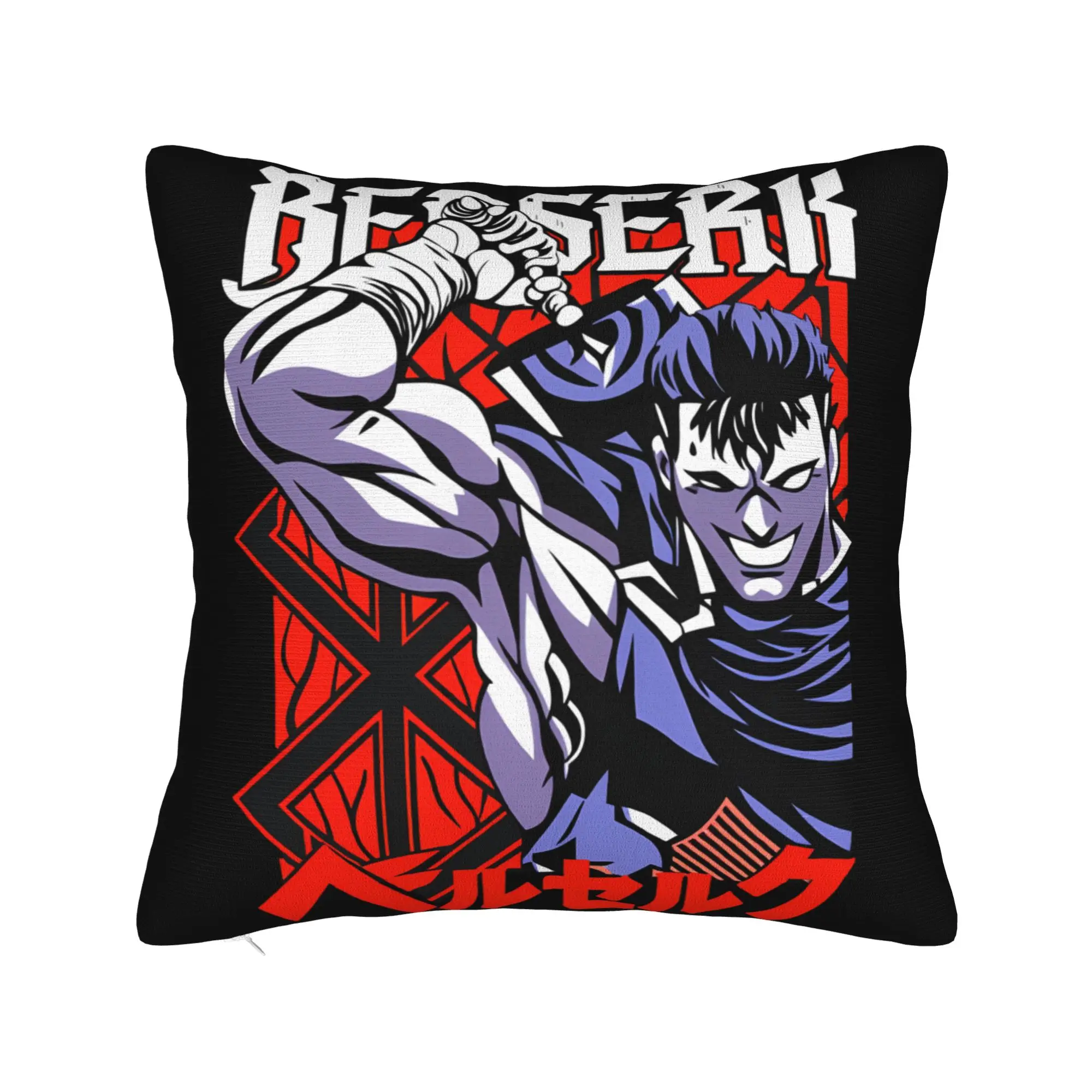 Pillow Cover B-Berserks  Retro Trendy Pillow Case For Sofa Home Decor Pillowcases