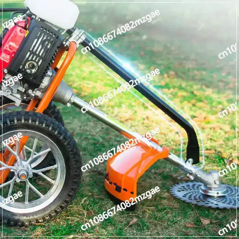 Portable Weeding Machine Hand-push Weeder Grass Trimmer Tiller CS-160 2-stroke 52CC Host With Weeding Wheel 1.9KW 2.5 Horsepower