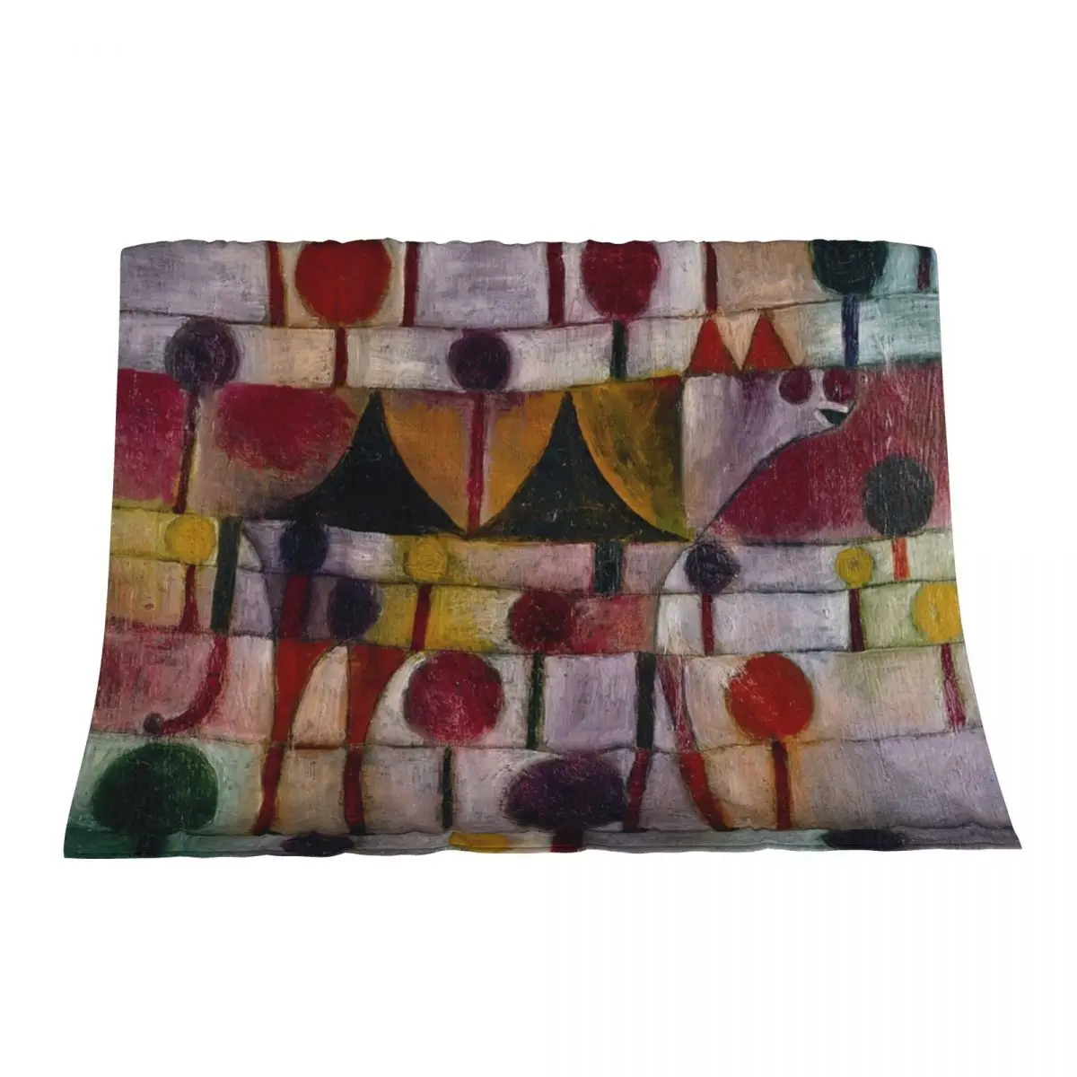 

Kamel (in rhythm. Baumlandschaft), Paul Klee Throw Blanket Comforter Retros christmas decoration Blankets