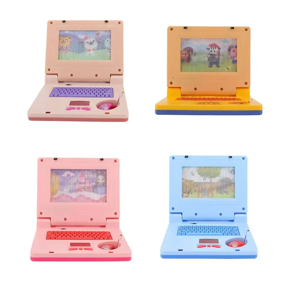 1 Set Schermo mobile per laptop per apprendimento a LED con macchina per l'apprendimento elettronico musicale Apprendimento multifunzione ad alta simulazione per bambini