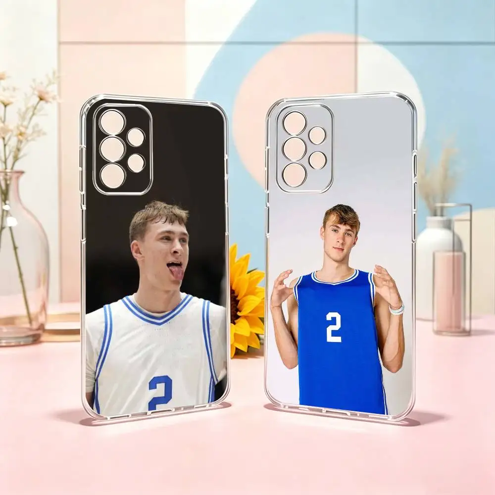 C-Cooper Flagg B-Basketball  Phone Case For Samsung S25,S24,S21,S22,S23,S30,Ultra,S20,Plus,Fe Transparent Cover Gift
