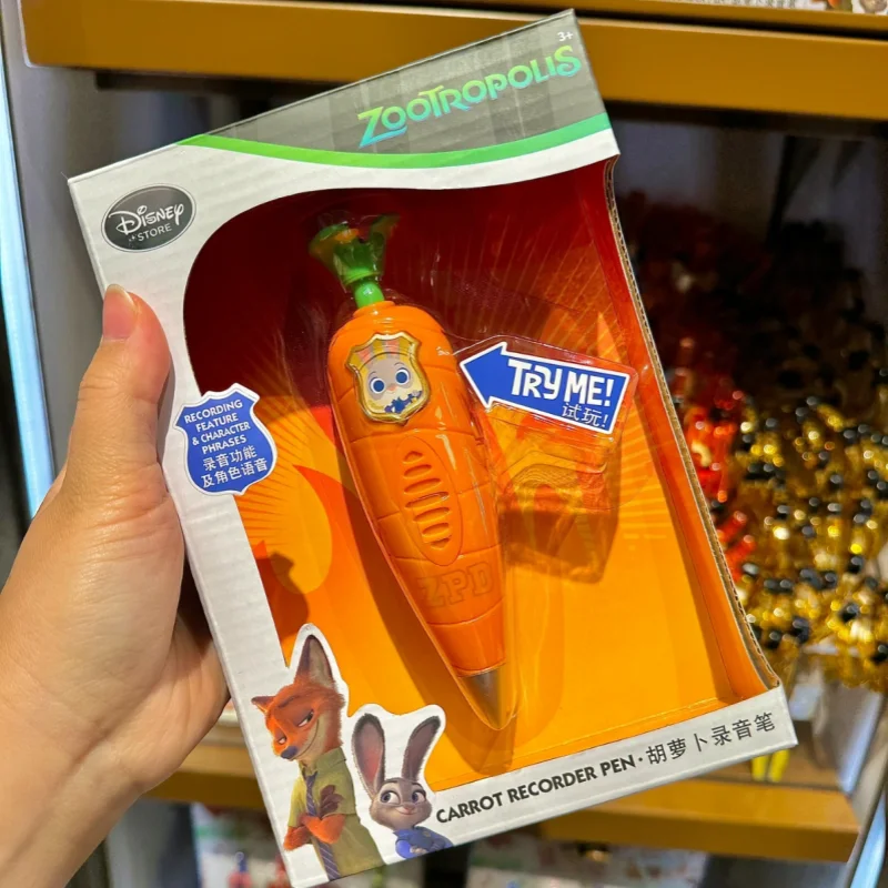 

В наличии оригинальная ручка-морковка Disney Zootopia Series 2, ручка с функцией Джуди Ника, анимационная периферийная ручка для студентов, подарки на день рождения и Рождество