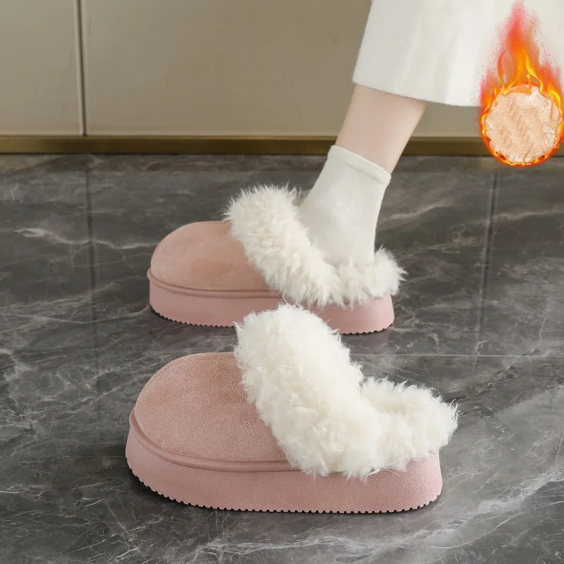 شعبية نصف النعال زوجين نمط الرجال والنساء المألوف العصرية النعال القطن الأحذية القطنية المنزلية الدافئة