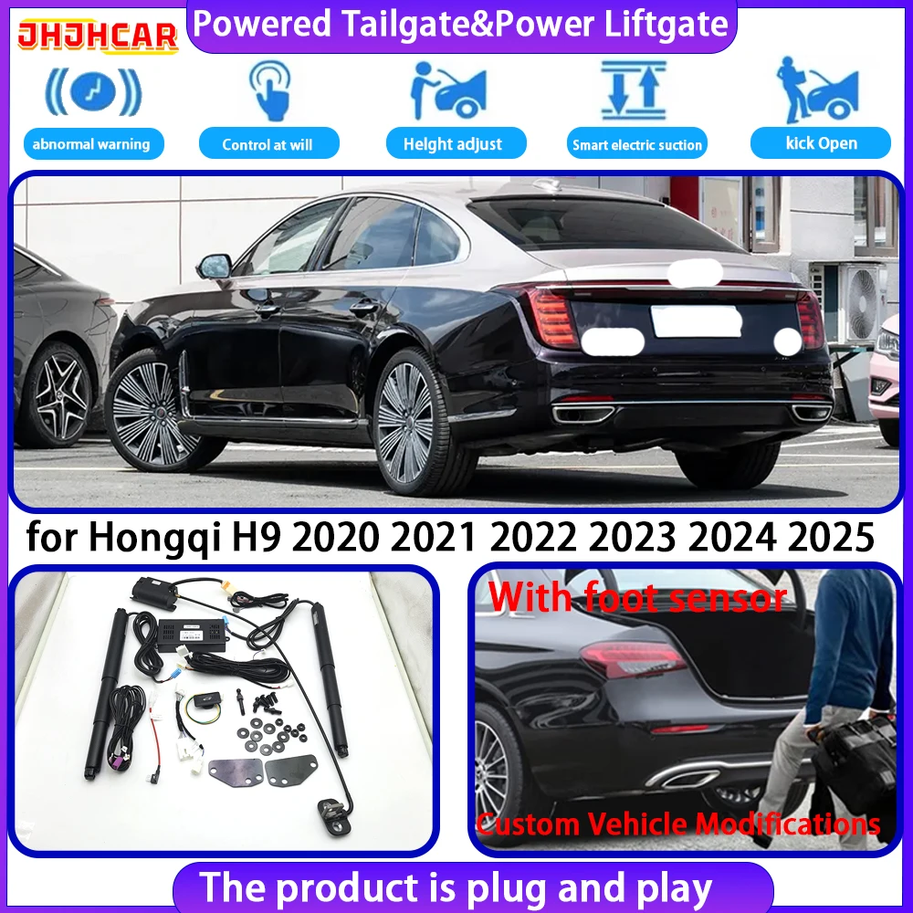 JHJHCAR for Hongqi H9 2020 2021 2022 2023 2024 2025 OEM Smart Automatic Electric Powered Tailgate Power Liftgate Tailgate System