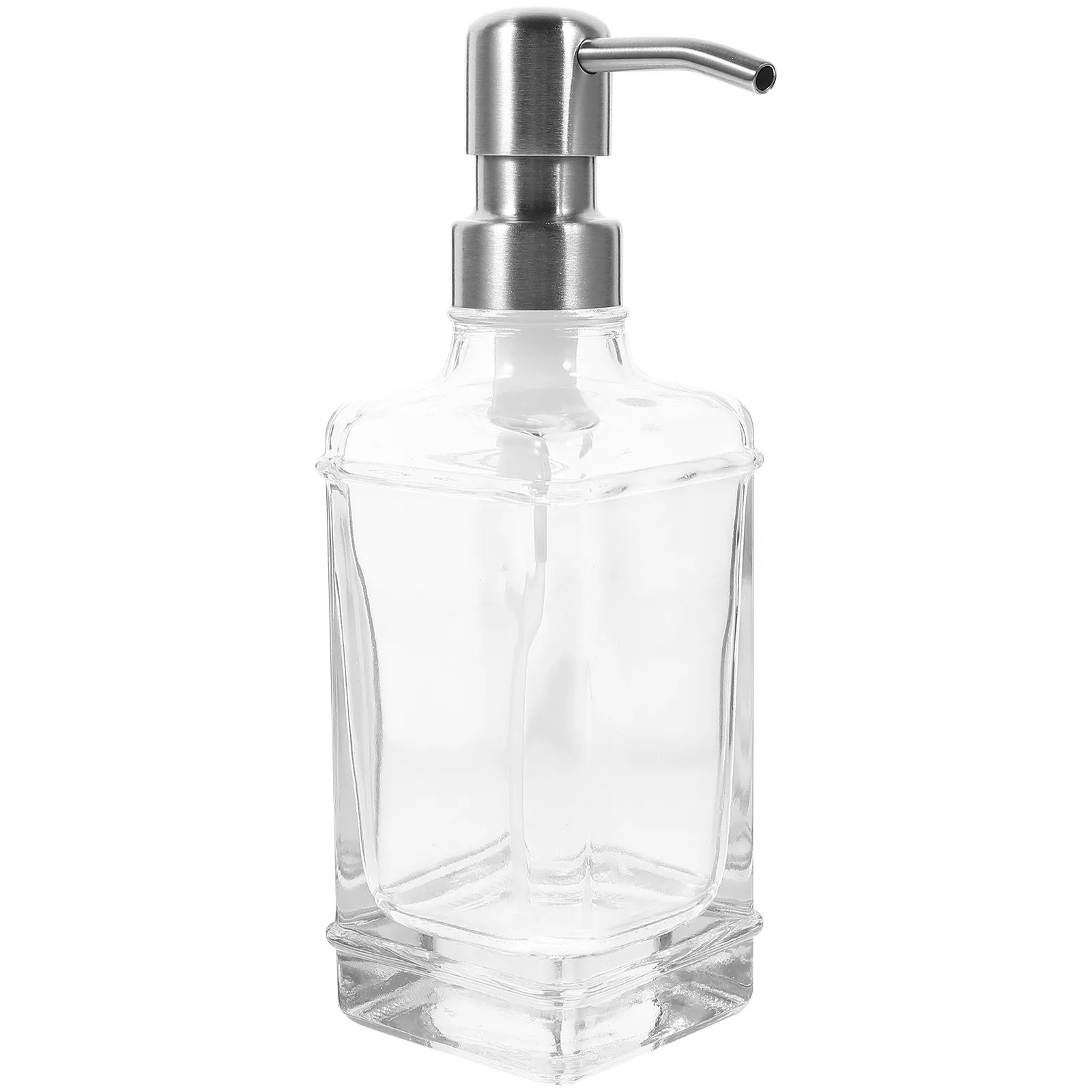 

1Set Portable Lotion Dispenser with Pump Stylish Glass Bottle for Liquid Soap Dish Soap Body Wash Home Hotel Travel Essential