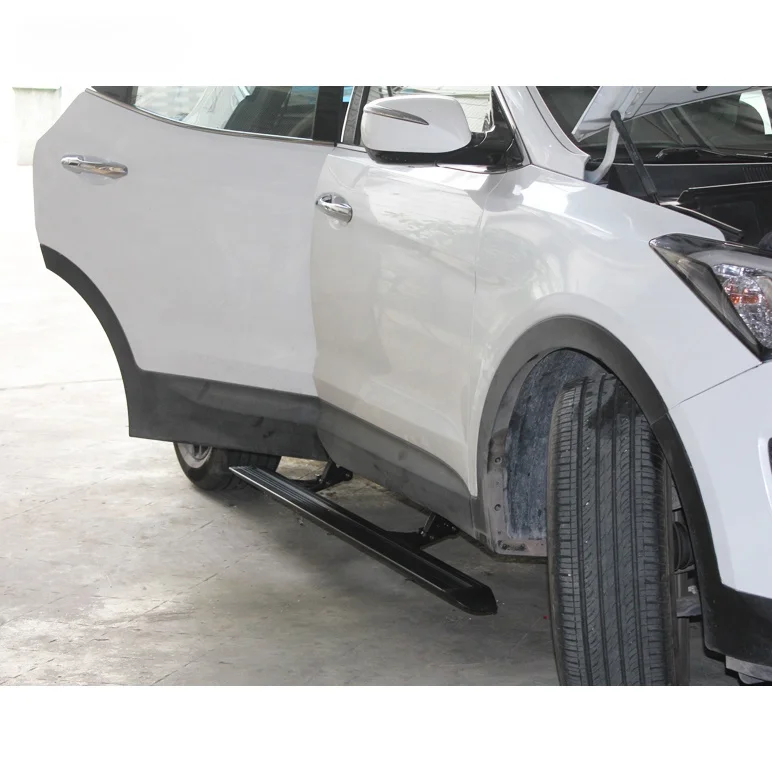 Black auto electric side step bar for Hyundai Santafe IX45 2013+ running board for Hyundai Santafe IX45