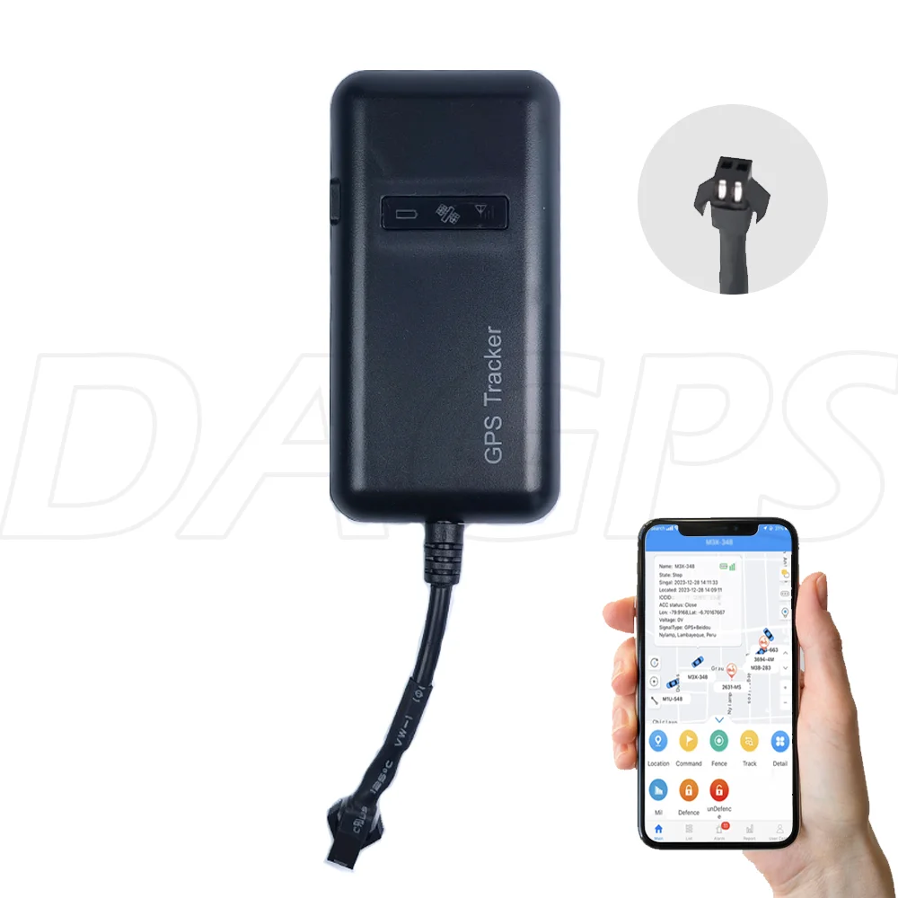 

DAGPS Original Quad band High quality Motocycle car gps tracker gt02a google link real time tracking free shipping
