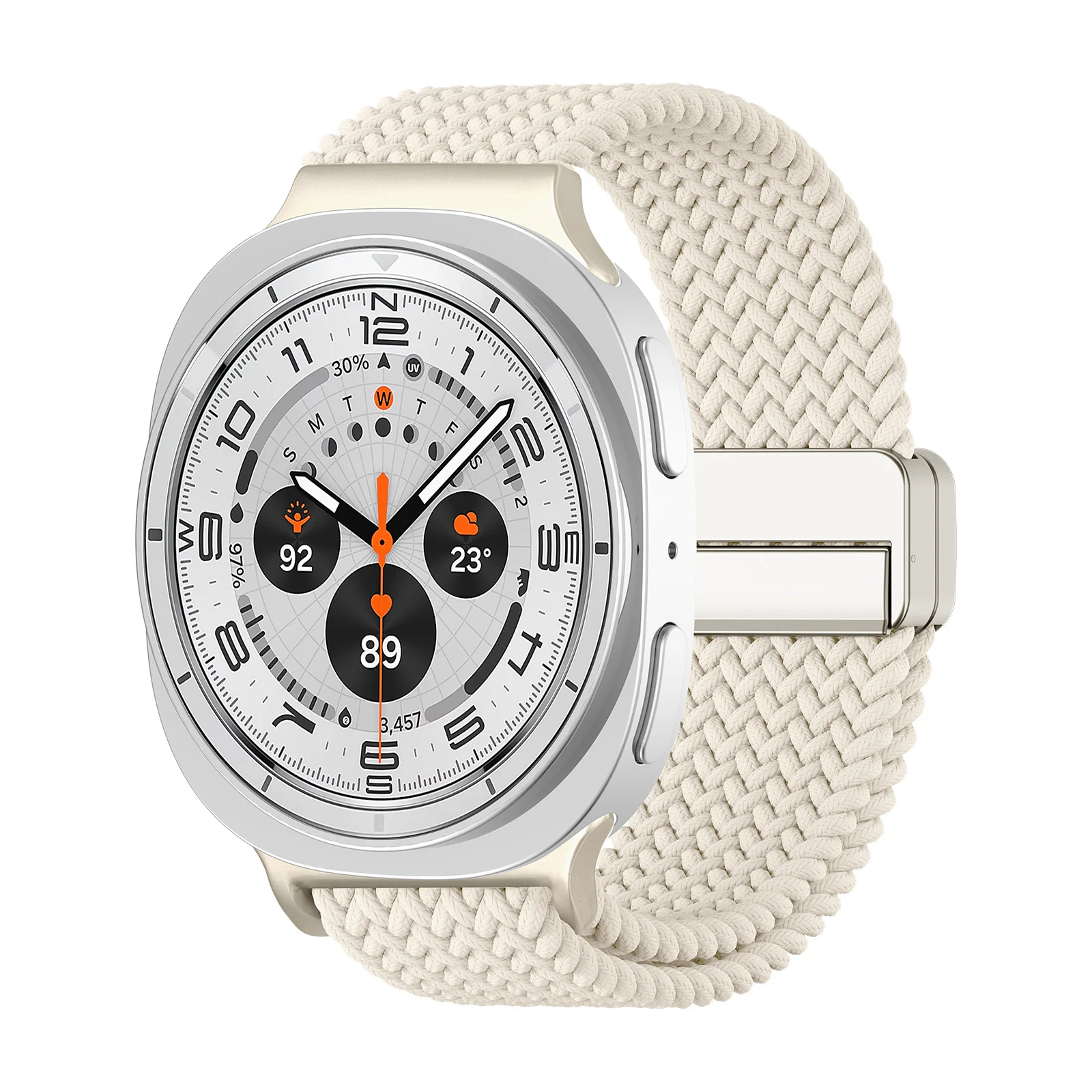 

magnetic Braided Strap for Samsung Galaxy watch 8 40mm 44mm Accessories correa nylon bracelet Galaxy watch 8 classic 46mm band