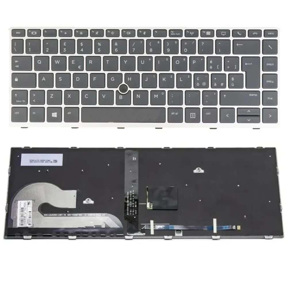 XIN-IT-FR layout Backlit Laptop Keyboard For HP EliteBook 840 G5 846 G5 840 G6 745 G5 745 G6 ZBook 14u G5 14U G6