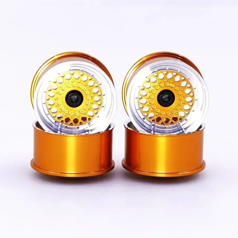 

Mini 4WD Middle Diameter Lightweight Wheels Self-made Parts For Tamiya MINI 4WD Colored Wheel w/Aluminum Disc L022 1Set /lot
