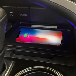 Center console wireless charger For Toyota Camry 2018 2019 2020 fast charge charging pad phone holder car accessories