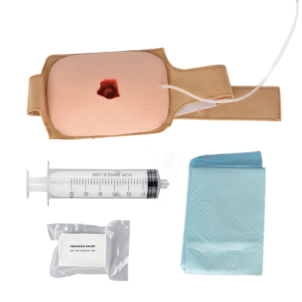 Wearable Bleeding Wound Simulator Kit. Stop the Bleeding Wound Kit, Wound Packing Trainer Kit