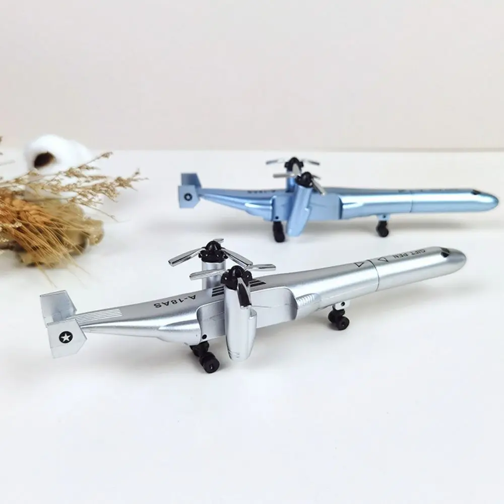 Writing Supplies Aircraft Airplane Gel Pen Funny Fashion Deformation Rleaxing Foldable Action Figure Pen Children's Day gift