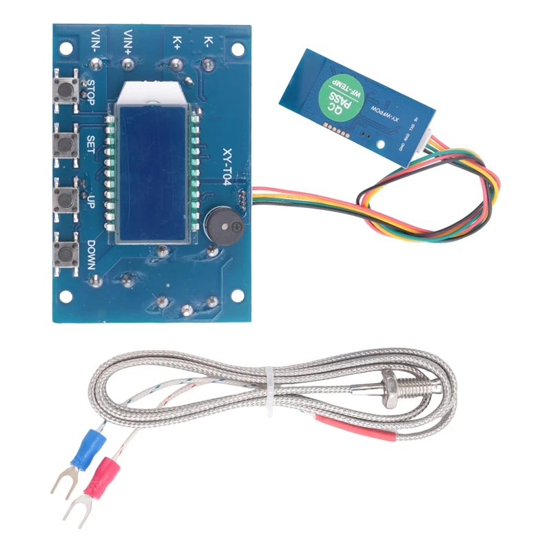 

Цифровой контроллер температуры CEA 12 В постоянного тока, модуль управления через приложение Wi-Fi, модуль управления высокой температурой -99 градусов Цельсия-999 по Цельсию, 24 В