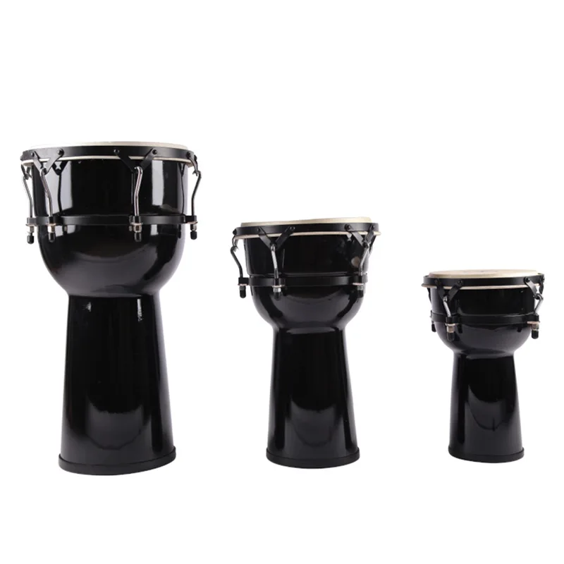 8 10 12 Inch African Djembe Drum Handmade Fiberglass or Wooden Stave Shell Percussion Instrument Customized Available
