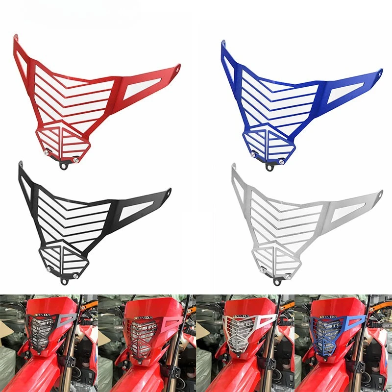 

Off-road motorcycle modification parts for Honda CRF250L/300L headlight cover protection and decorative light mount