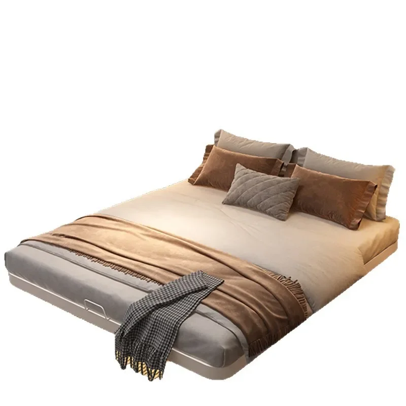 

Iron frame Modern simple wrought iron bed Double bed 1.8 meters suspended Iron Single Reinforced bed frame