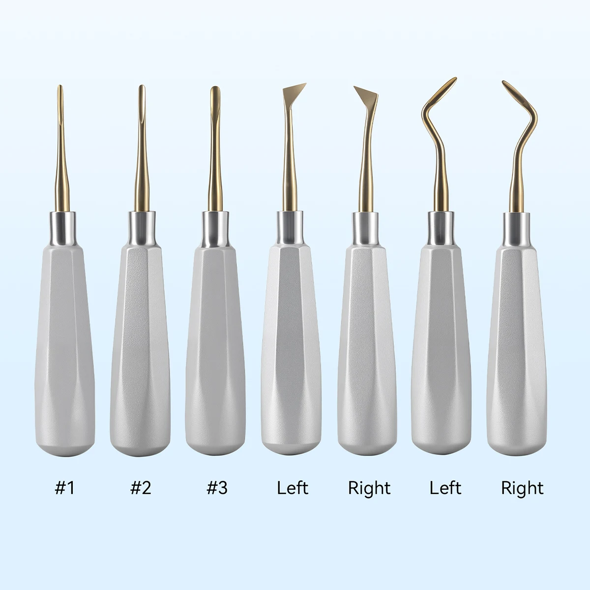1Pc AZDENT Dental Aufzug Edelstahl Zahnarzt Chirurgische Instrument Zahn Extraktion Gerade Dreieckige Zähne Aufzug – Detail 1