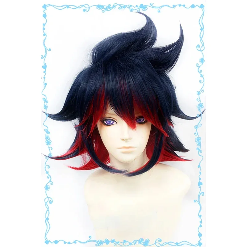 Kill La Kill Cosplay Ryuko Kostuum Sexy Holle Outfits Set Kousen Matoi Ryuuko Blauw Rode Pruik Halloween Party Carnaval Kleding