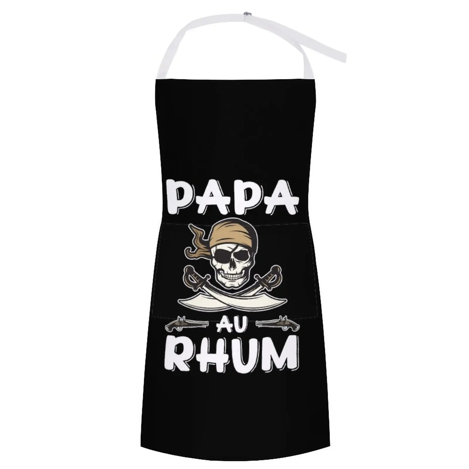 

Papa Au Rhum Pirate Cadeau de la Fête des Pères Apron Kitchen Things For Home Apron For Women Kitchen Accessories 2022