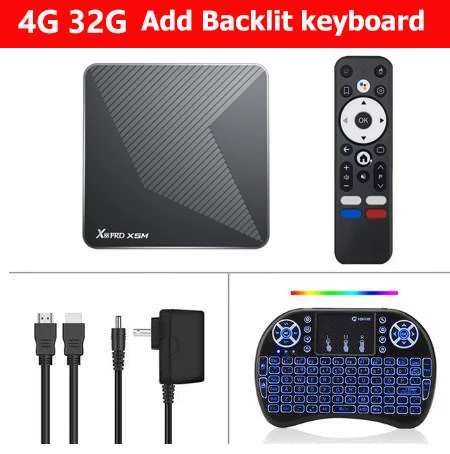 X88 PRO X5M Android 14 Fast Smart TV BOX 4GB 64GB Amlogic S905A