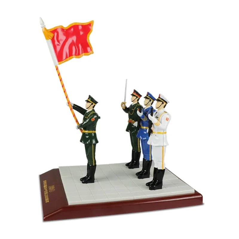 

Cadeve масштаб 1:20 фигурка Tri-Service Honor Guard Flag Bearer Kick-Leg фигурка из смолы в штучной упаковке