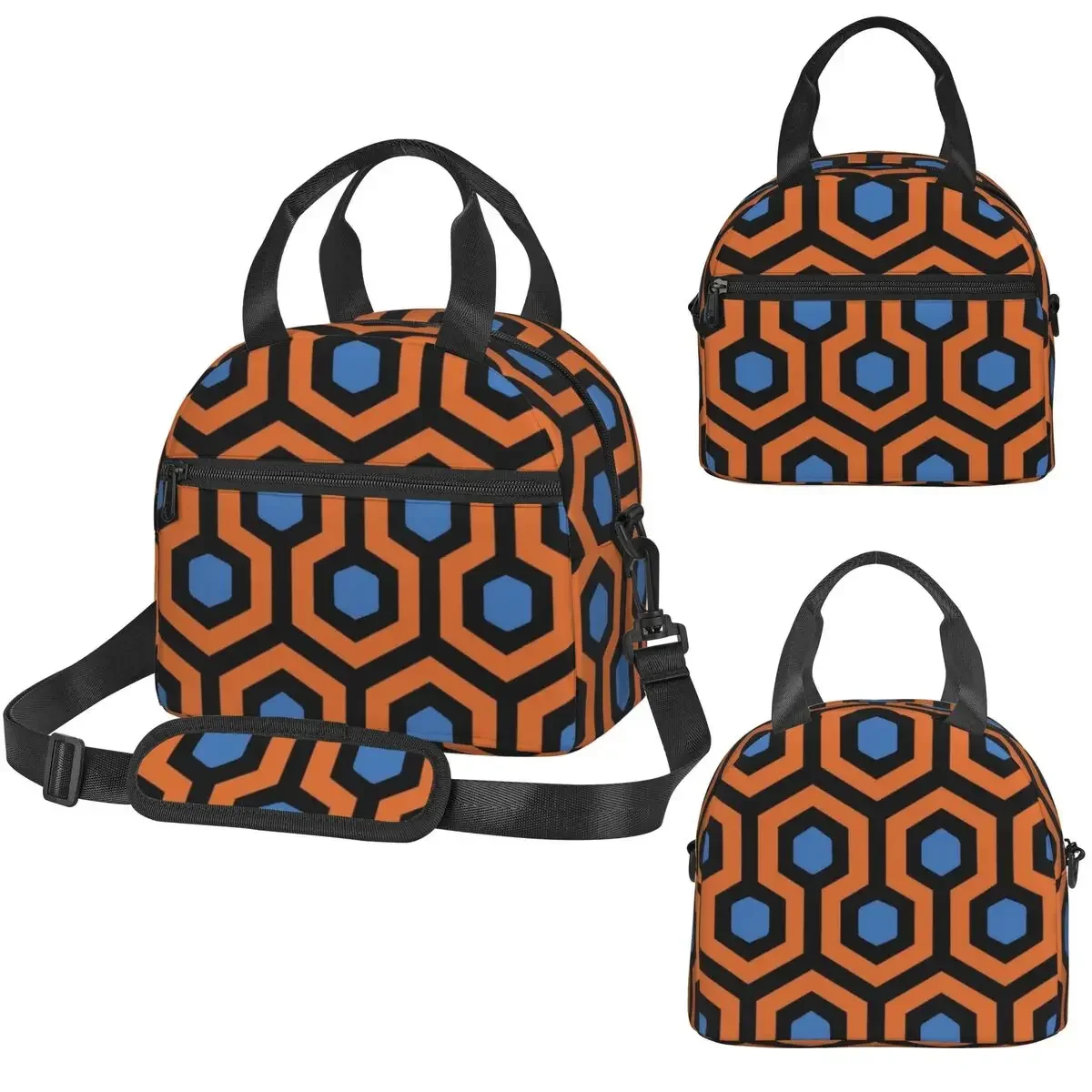 Overlook Hotel Carpet From The Shining PurpleGreen Insulated Lunch Bag for Women Office Cooler Thermal Box Tote Lunch Boxes
