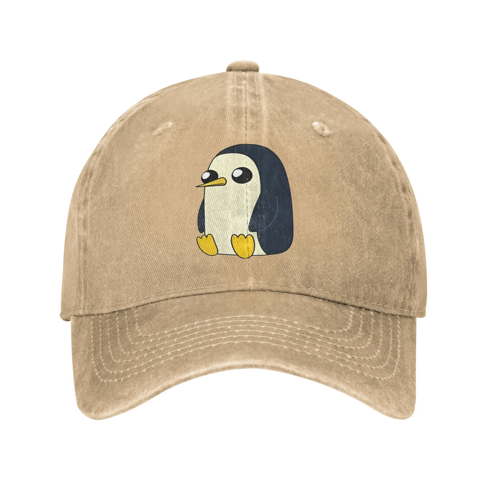 Gunter Baseball Cap Adventure Time Sitting and Looking Stoic but Cute Memes Fashion Unisex Hats Sunscreen Tennis Snapback Cap