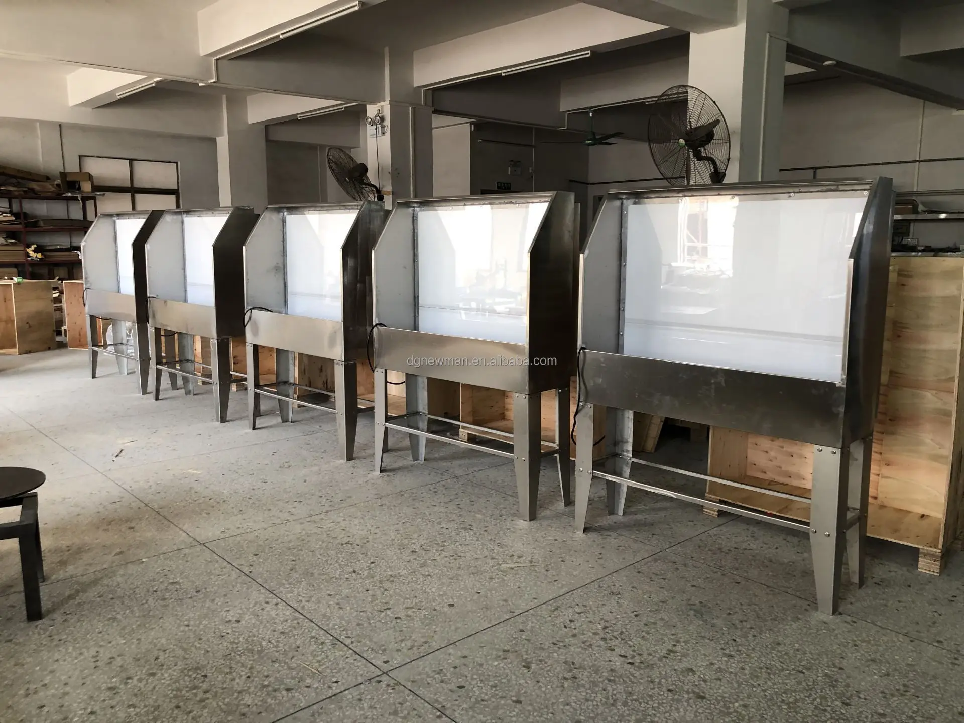 Customization LED Lights Stainless Steel Washing tank Washing Mesh Aluminum Frame Screen Printing Washing Machine