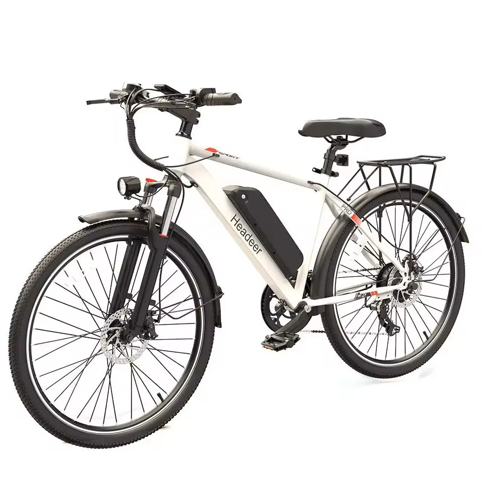 Vélo électrique HEADER BK1350 avec batterie 48V15AH, double suspension, amortissement, pneus de 26 pouces, vélo de montagne électrique [conforme aux réglementations européennes]