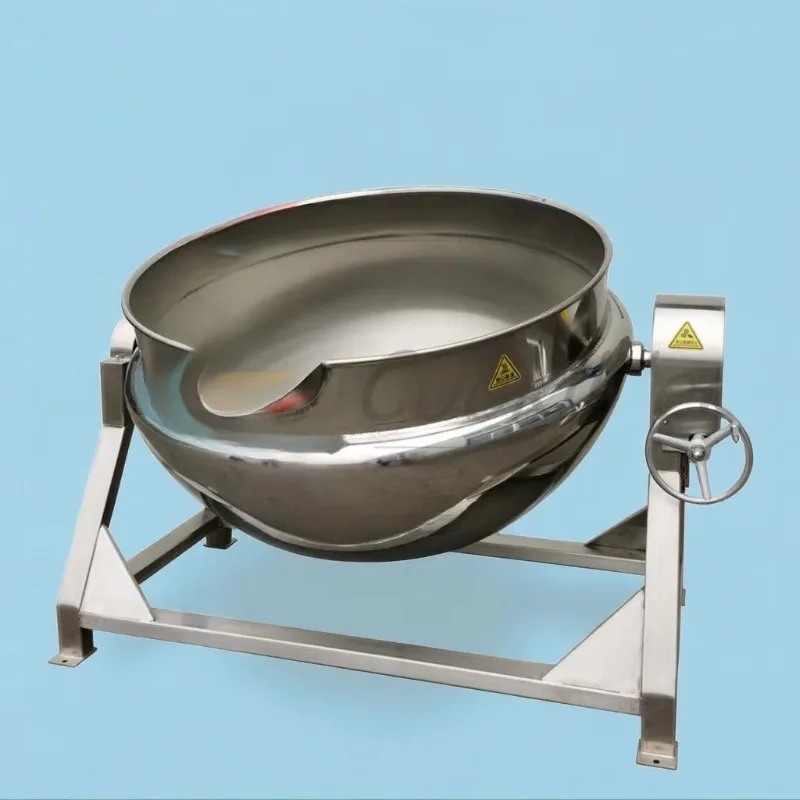 

50 to 1000 Liter Gas Heating Jacketed Kettle Double Steam Industrial Cooking Pot for Home Use & Food Shops