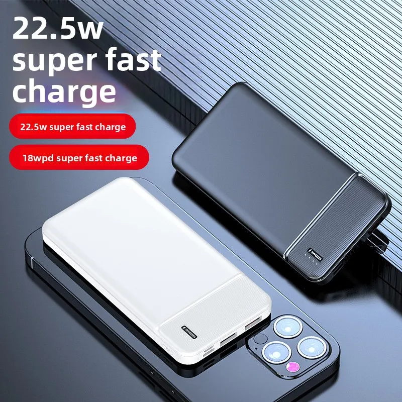 

Трансграничный двунаправленный аккумулятор емкостью 20 000 мАч, 22,5 Вт, мобильный источник питания с быстрой зарядкой, подходит для большинства электроники