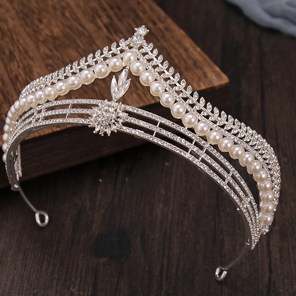 

Rhinestone Bridal Hair Accessories Women Jewelry Set Headdress Decor Party Wedding Gifts Elegant Simple Headband