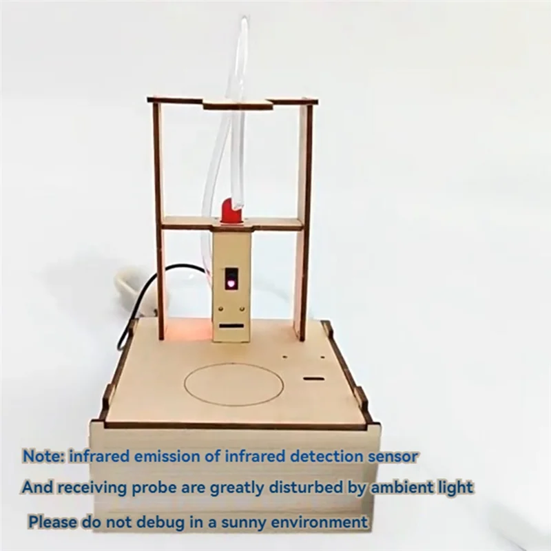 

AT93-DIY Infrared Sensor Water Dispenser Model Science Experimental Tool Kit For Learning Wooden Puzzle Games