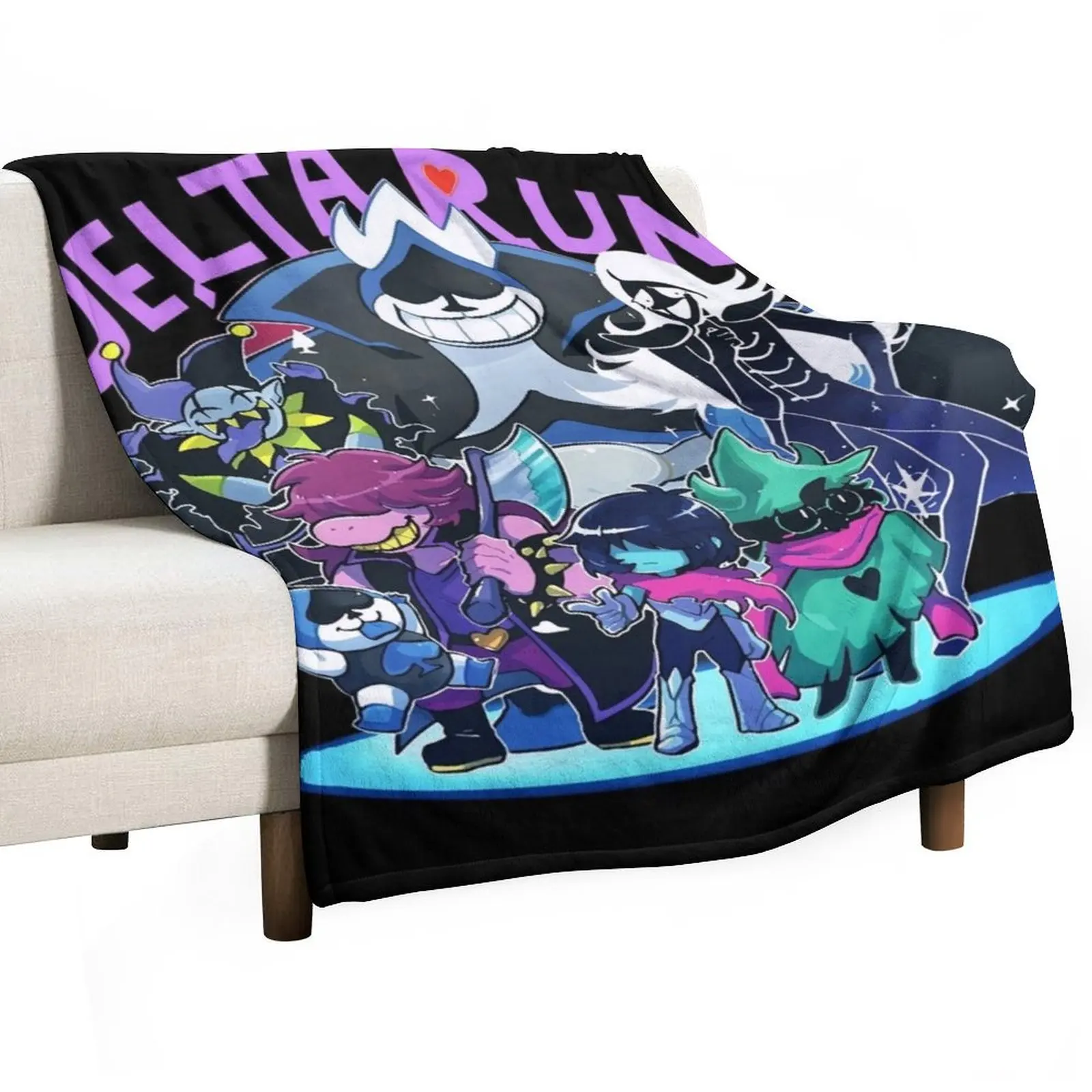 

Love Delta Rune Crew Throw Blanket decorative Shaggy Decorative Beds Soft Beds Blankets