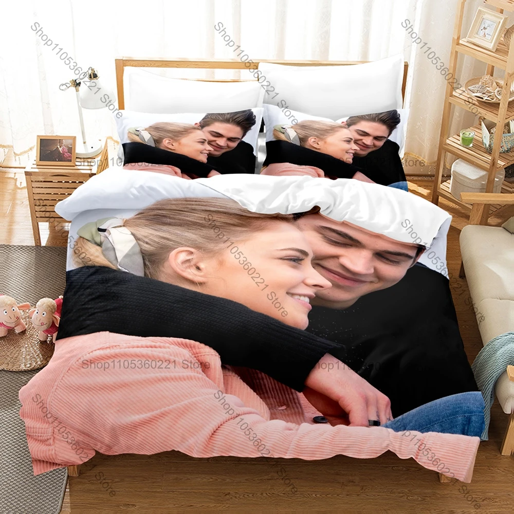 After Ever Happy Hardin & Tessa Teen Romantic Love Story Movie Duvet Cover 2 Pillowcases Gentle Urban Bedroom Microfiber Bedding