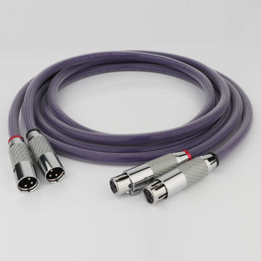 18-Gauge-XLR-Mikrofonkabel, 1 Paar, männlich zu weiblich, 3-polig, nylonummantelt, symmetrische Leitungen mit OCC-Kupferleitern – Detail 10