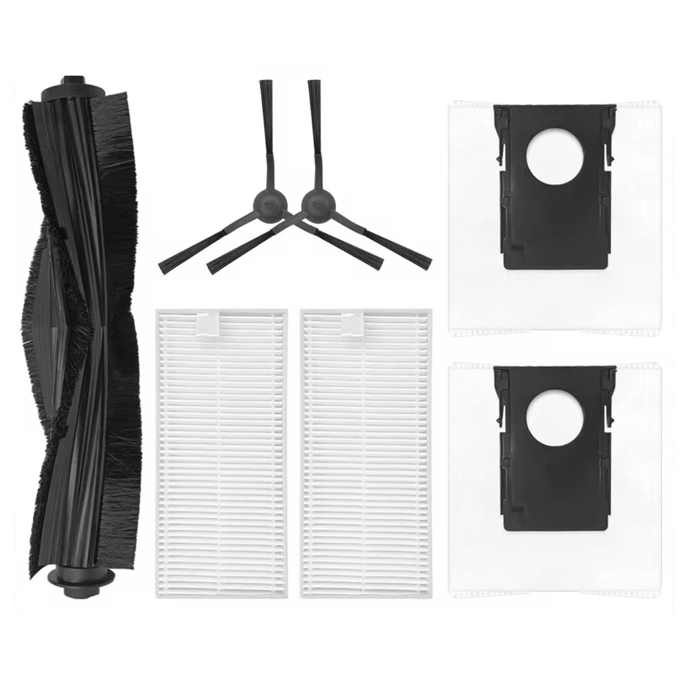 

For Midea W20 / W20 Pro Roller Side Brush Hepa Filter Dust Bag Robot Vacuums Accessory Part Spare-B61B