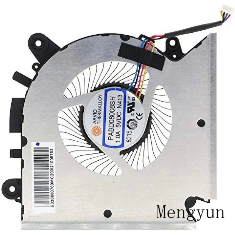 Cooling Fan for MSI GF63 MS-16R1 MS-16R2 PABD08008SH N413 E322500300A