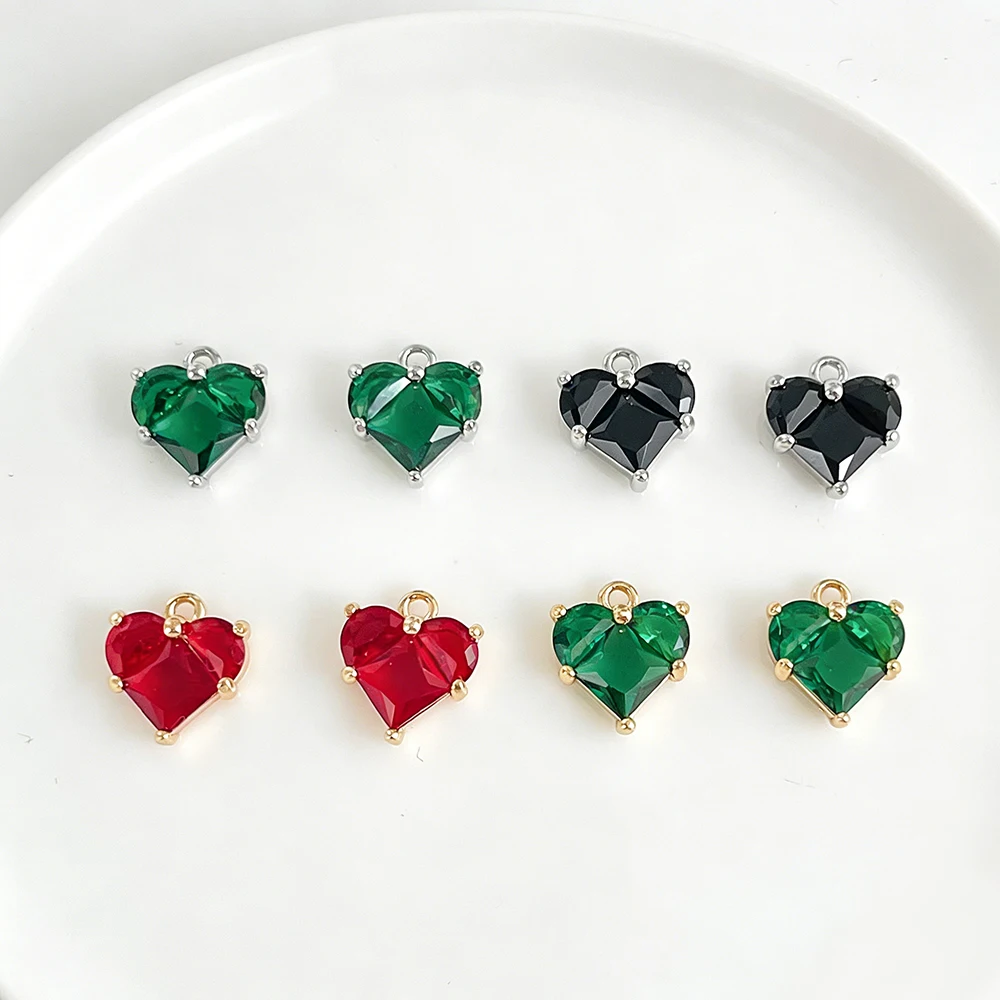 

Cordial Design 20Pcs 9*11MM Jewelry Accessories/Heart Shape/Hand Made/Genuine Gold Plating/DIY Charms/Copper Pendant #196068