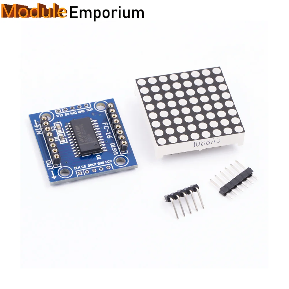 Módulo de matriz de puntos LED MAX7219, módulo de pantalla, Kit de bricolaje, módulo de Control SCM