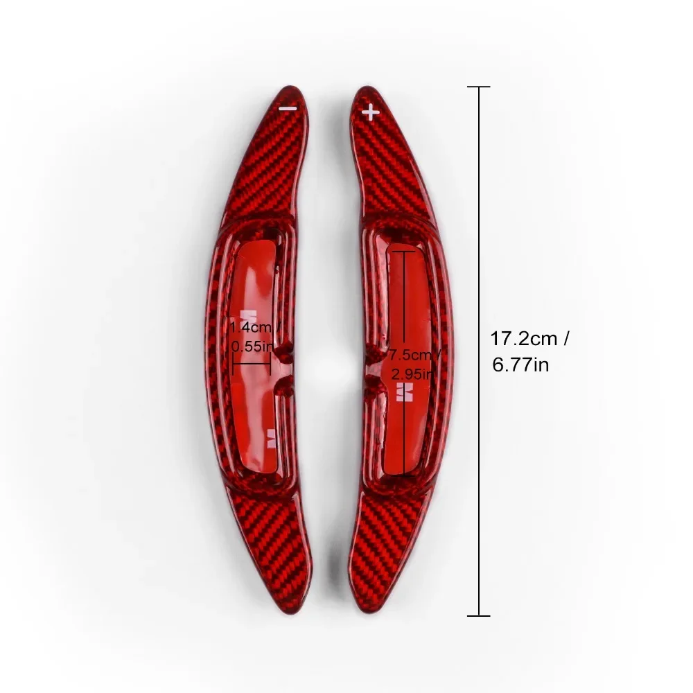 Car Steering Wheel Shift Paddles Shifter Carbon Fiber Gear Plate For Porsche Taycan Panamera Macan 911 992 Interior Trim