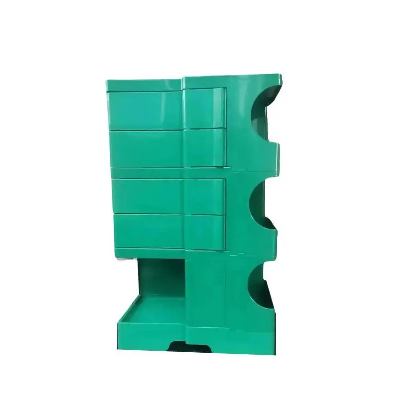 

Nordic storage rotating cabinet creative makeup storage simple bedside table snack