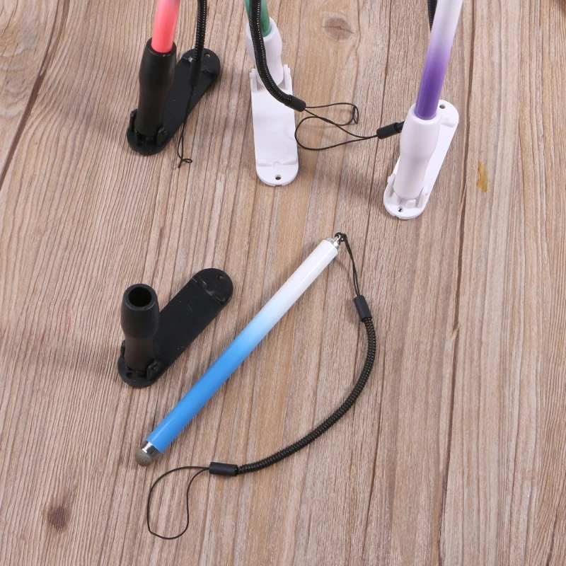 容量性ペンタッチスクリーンスタイラス描画タブレット鉛筆電話パッドラップトップユニバーサル柔らかい布チップホルダー付き