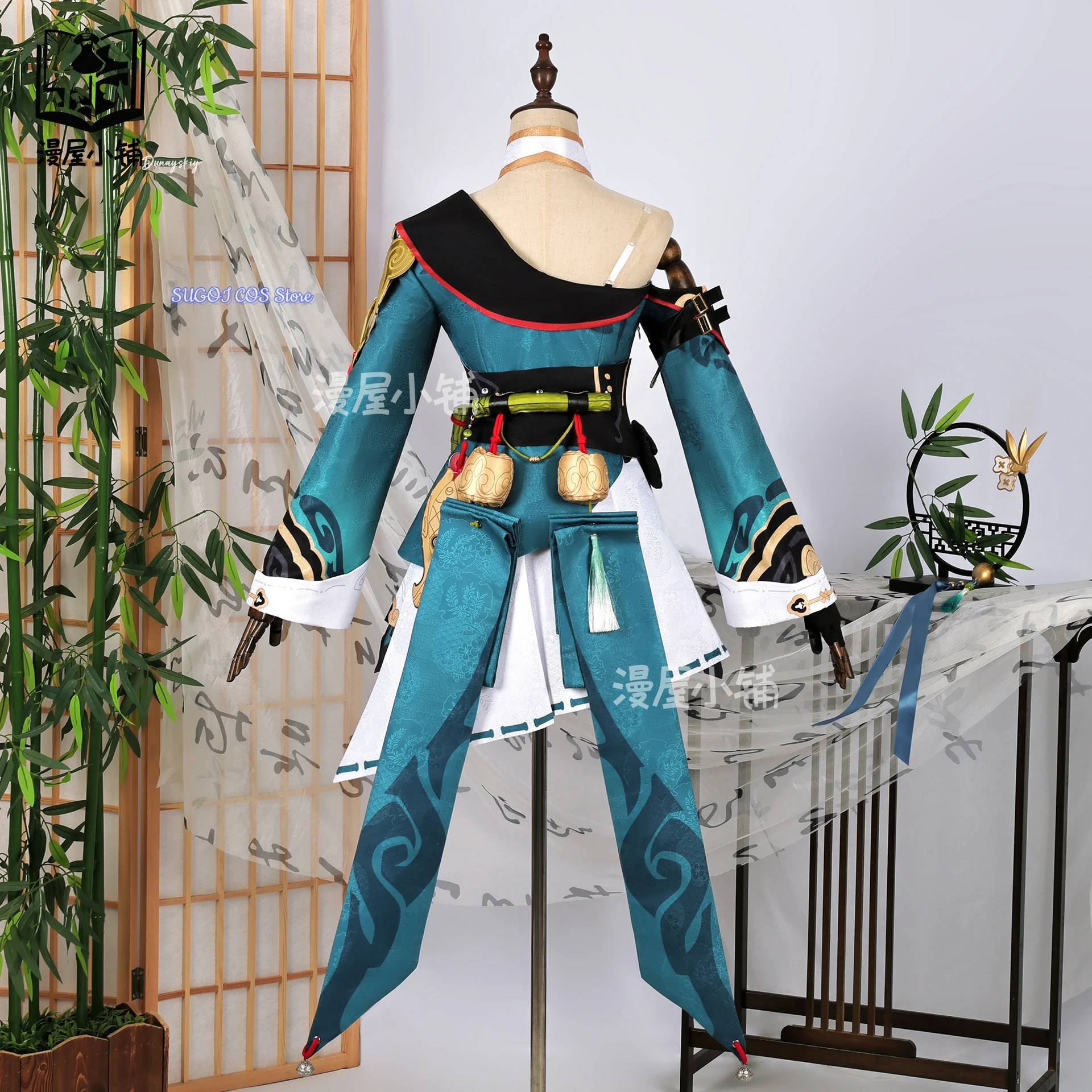 Game Honkai Impact 3rd Li SuShang 코스프레 Costume Ancient Short Hanfu Women's Dresses S-2XL Anime Outfits Wig Suits Role-playing