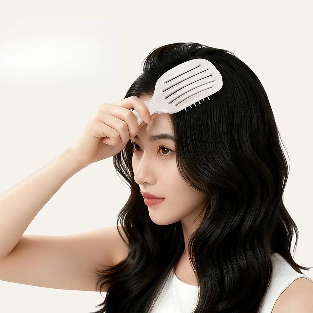 Mini Easy Clean Rib Comb Voluminous High Styling Cleaning Special Lady Curly Hair Home Rib Comb
